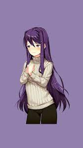 doki doki literature club yuri wallpaper oboi anime