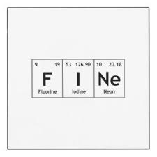 Funnyscience Gifts Periodic Table Words Chemistry Periodic Table Of The Elements