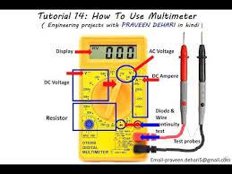 How To Use Multimeter Tutorial 14 Youtube Electronic Circuit Projects Multimeter Circuit Projects