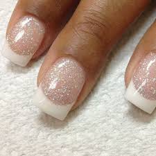 Winter Looking French Manicure Will Remember This For Simple Christmas Nails Sparkle French Manicure Nail Designs French Tip Nails