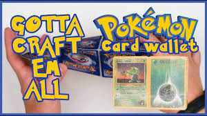 About press copyright contact us creators advertise developers terms privacy policy & safety how youtube works test new features press copyright contact us creators. Make A Pokemon Card Wallet How To Gotta Craft Em All Youtube