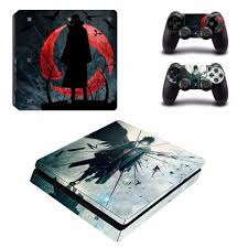 Naruto Shippuden Anime Dark Akatsuki Crow Ps4 Console Skin Decal Anime Ps4 Vinilo Vinilos Ps4