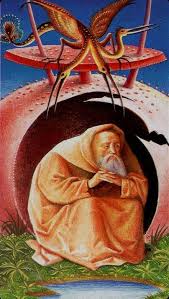 Bosch Tarot Trump Ix The Hermit By Atanas Alessandro Atanasov Hieronymus Bosch Kunst Ideen Kunst