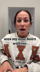 LONG VIDEO but SO SATISFYING 😩 #nosehairs #waxnosehairs #waxbeads #c...