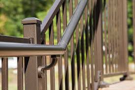 Handrail Attached To Wood Guardrail Google Search Steel Railing Railing Handrail