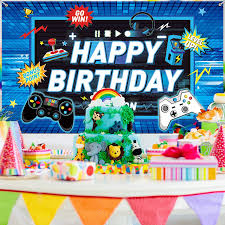 4.5 out of 5 stars. Buy Video Game Backdrop Gaming Theme Birthday Party Photography Background Banner Gaming Party Props For Game Fans Kids Boys Birthday Party Decorations Online In Vietnam B08lnjw7yx