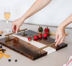 See more ideas about diy tray, wood diy, wood projects. Diy Wood Resin Tray Spilled Milk Effect Video Pics