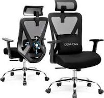 Amazon.com: COMHOMA Office Chair Ergonomic Big and Tall ...