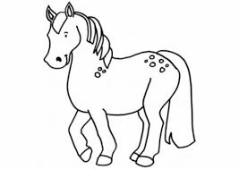 Dibujos Para Colorear De Caballos