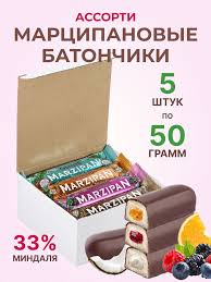 Марципан с начинкой батончик марципановый ассорти, 5 шт GRONDARD 13685261  купить в интернет-магазине Wildberries