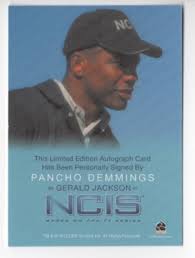 Pancho Demmings as Gerald Jackson Rittenhouse NCIS Expansion Set Autograph  Card