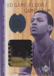 Morris Peterson 2003 Hardcourt Clear Commemoratives Autograph