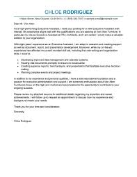 Best Executive Assistant Cover Letter Examples Livecareer