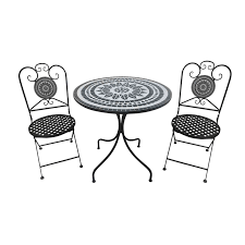 Marquee 3 Piece Siena Mosaic Bistro Setting Bunnings Warehouse Mosaic Tile Designs Bistro Set Mosaic