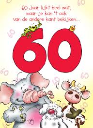 Kaarten 60 Jaar Met Doodles Greetz