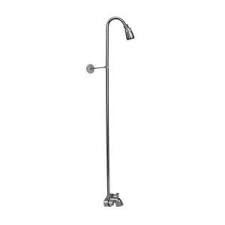 Pegasus Diverter Tub Spout With Riser And Showerhead For Built In Tub In Polished Chrome Shower Heads Tub Faucet Faucet