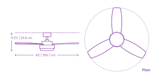 Based on this new trend, we recommend this: Fans Ceiling Fans Dimensions Drawings Dimensions Com