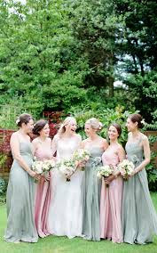 Classic Marque Wedding At Burcombe Manor With Pastel Pink Thyme Green Colour Scheme Coast Bridesmaid Dresses Naomi Neoh Fleur Gown Coast Bridesmaid Dresses Green Bridesmaid Dresses Bridesmaid Dresses