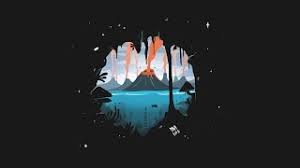 Mix one part flour with four parts water and a dash of salt to make paper mache glue. Volcano Island How To Draw A Landscape View From Inside The Cave Live Draw Youtube