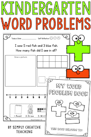 These Kindergarten Word Problems Contain 30 Addition And Subtraction Problems Within 10 Math Word Problems Word Problems Kindergarten Word Problem Worksheets