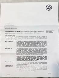 If your car has a recall can you return it. Recall Software Update Notice Golfgti