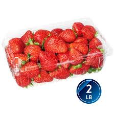 1 serving (1 cup) equals… 8 strawberries photo by meredith davin your serving of strawberries has about 48 calories, 0 grams of fat, 1 gram of protein and 7 grams of sugar. Walmart Grocery Fresh Strawberries 2 Lb