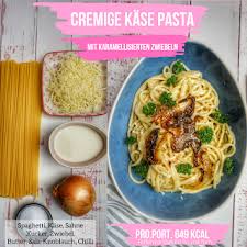 Cremige Kase Pasta Pasta Spaghetti Kochen Lebensmittel Essen