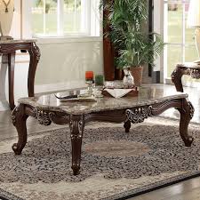 It lets you create a warm and inviting look with your favorite decor, collectibles, potted plants etc. Acme Furniture Mehadi 81695 Traditional Coffee Table With Marble Top Del Sol Furniture Cocktail Coffee Tables