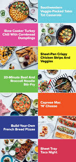 Here S A 7 Night Dinner Plan That S Perfect For Busy Families Recipes Food Cooking Recipes