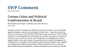 In brasilien gibt es signale, dass das gesundheitssystem überlastet ist. Corona Crisis And Political Confrontation In Brazil Swp