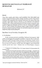 Pdf | developing akidah akhlak teaching material at madrasah ibtidaiyah. Http Digilib Uin Suka Ac Id 8018 1 Mohamad 20ali 20memupuk 20keunggulan 20madrasah 20ibtidaiyah Pdf