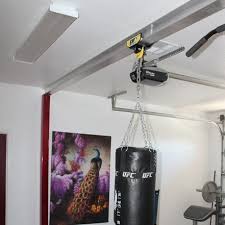 Beam Mounting Equipment For Punching Bags That Rolls Home Gym Design Diy Home Gym Gym Decor