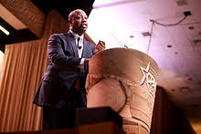 As the last speaker on the first of the republican national convention, senator tim scott of south carolina painted a picture of american promise under. Tim Scott Wikipedia