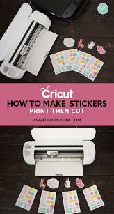 I've shared a few projects now covering how to make decals, use smart labels and also make cards using the card mat. Cricut How To Make Stickers Como Hacer Stickers Avanti Morocha