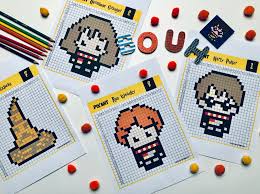 Kids Activity Pixel Art Harry Potter Les Mercredis Jolis Blog