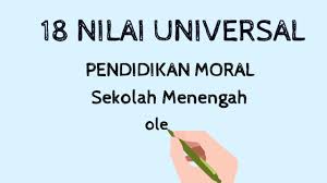 Tidak ada akhlaq yang paling dibenci rasulullah saw. Nilai Universal Pendidikan Moral Youtube