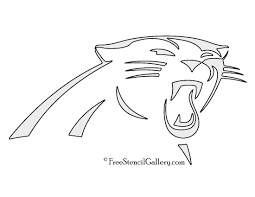 Nfl Carolina Panthers Stencil Free Stencil Gallery Carolina Panthers Logo Art Carolina Panthers Logo Panther Logo