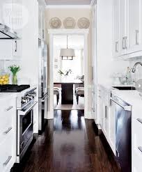 For small kitchen, try using galley concept. Kitchen Interior Bistro Glamour Style At Home Galley Kitchen Design Kitchen Remodel Small Kitchen Design Small