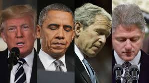 Presidents react again and again to shootings