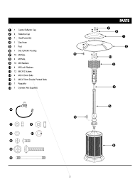 You can obtain the heater parts diagram at most ford dealerships. Parts Napoleon Grills Propane Patio Heater Srph01 User Manual Page 3 14