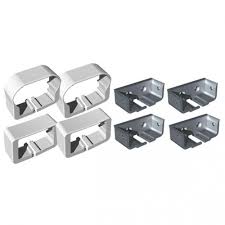3 rails, 2 top & bottom rails, 1 cap rail, 2 pairs of rail hanger brackets with 24 screws. Rdi Original Stair Rail Bracket Tools Home Improvement Stair Parts Guardebem Com