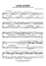 Love Story Piano Music Notes Violin Sheet Music Piano Sheet Music
