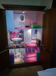 18 Inch Doll House Tv Armoire Doll House American Girl Doll Room American Girl House American Girl Doll House