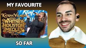 Vocal Coach REACTION & ANALYSIS 🎧 Katrina Velarde 🎙️ Whitney Houston  Medley (LIVE) 🎶