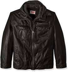 26 6 Levi S Men S Big Vintage Deer Faux Leather Hooded Trucker With Full Sherpa Lining Leather Jackets Women Varsity Jacket Men Hooded Bomber Jacket