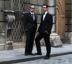 Image result for black tie optional male