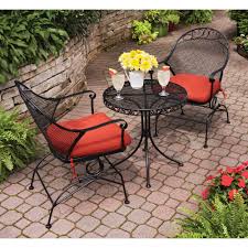 Enter your email address to receive alerts when we have new listings available for patio table and 2 chairs. 3 Piece Wrought Iron Outdoor Bistro Patio Sets Reviews Outdoor Patio Bistro Sets
