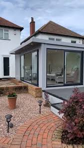 Combination Contemporary Epsom Garden Garden Garage Ideas Room Surrey Tour Video In 2020 Garden Room Upvc Sliding Doors Outdoor Kitchen Design