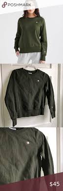 Champion Reverse Weave Crew Logo Sweatshirt In 2020 Women Pullover Pullover Sweatshirt Womens Champion Reverse Weave
