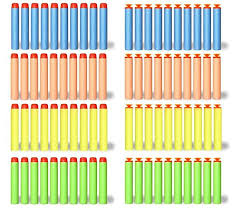 liberty imports 200 foam darts refill bullet pack for nerf n